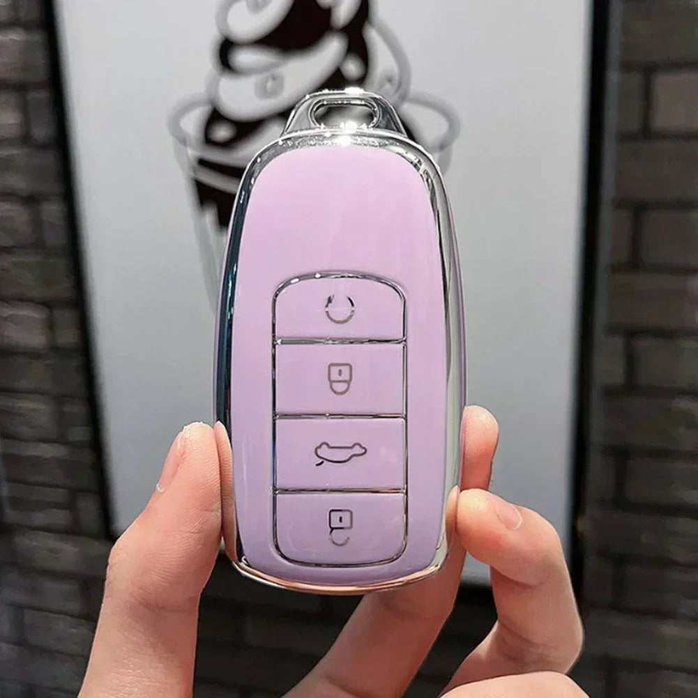 TPU Car Key Case Cover Protector Shell Fob Trim For Chery for Tiggo 8-PLUS 8 Pro 7 Pro Arrizo 5-PLUS- 2021 Interior Accessories