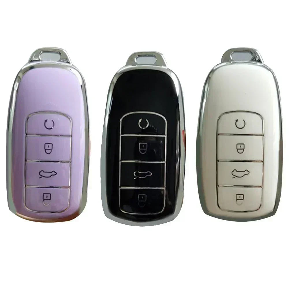 TPU Car Key Case Cover Protector Shell Fob Trim For Chery for Tiggo 8-PLUS 8 Pro 7 Pro Arrizo 5-PLUS- 2021 Interior Accessories
